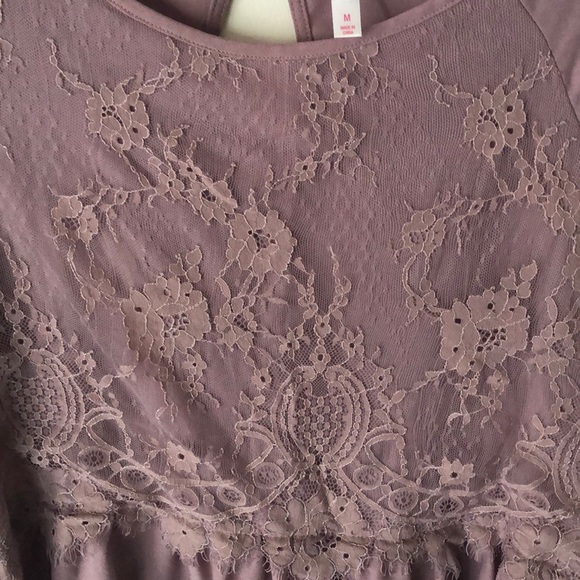 Cute Xhilaration Dusty Purple Blouse - Picture 5 of 5